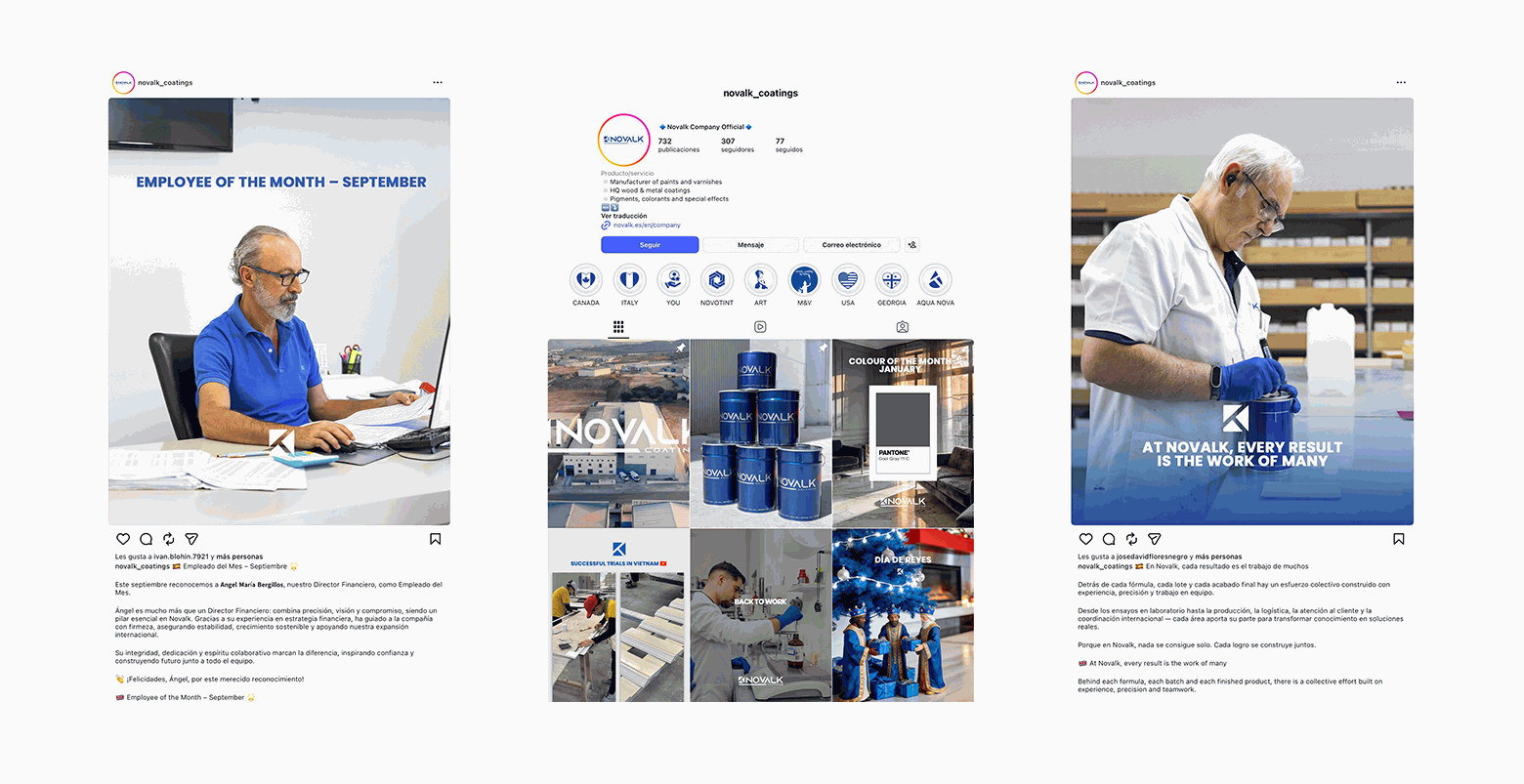 Novalk: desarrollo web a medida para una empresa industrial con mercado internacional